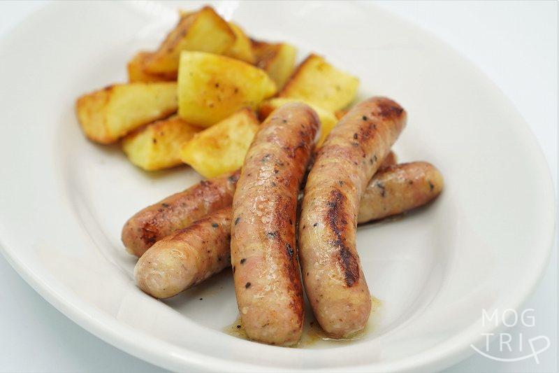 チキンじゅーしぃウインナー｜食創造さんだかん　焼いたウインナー