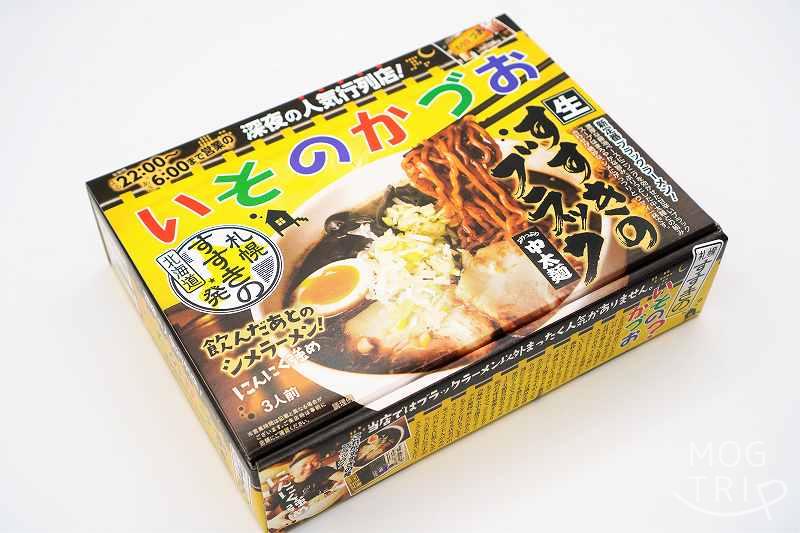 生ラーメンすすきのブラック｜いそのかづお　外箱