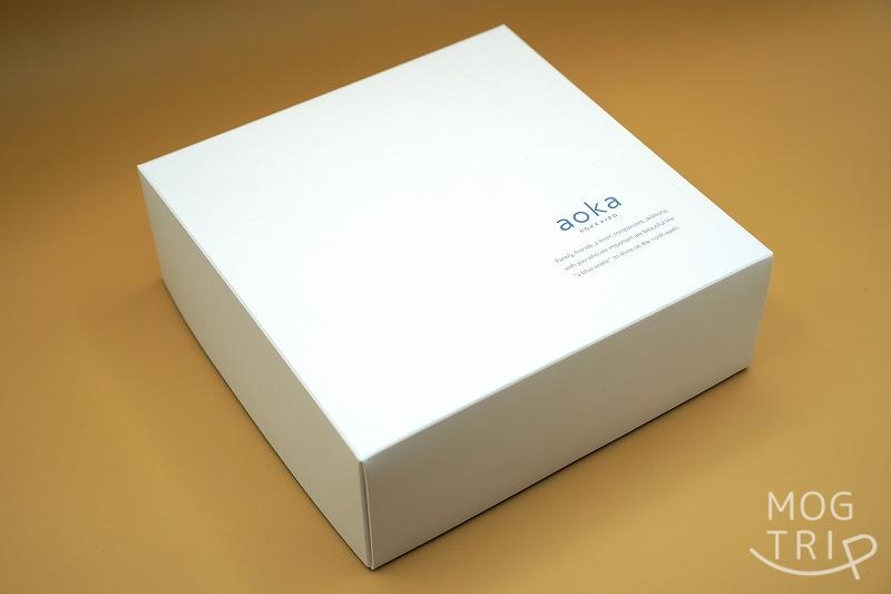 アオカ「キャラメルバームクーヘン」の外箱