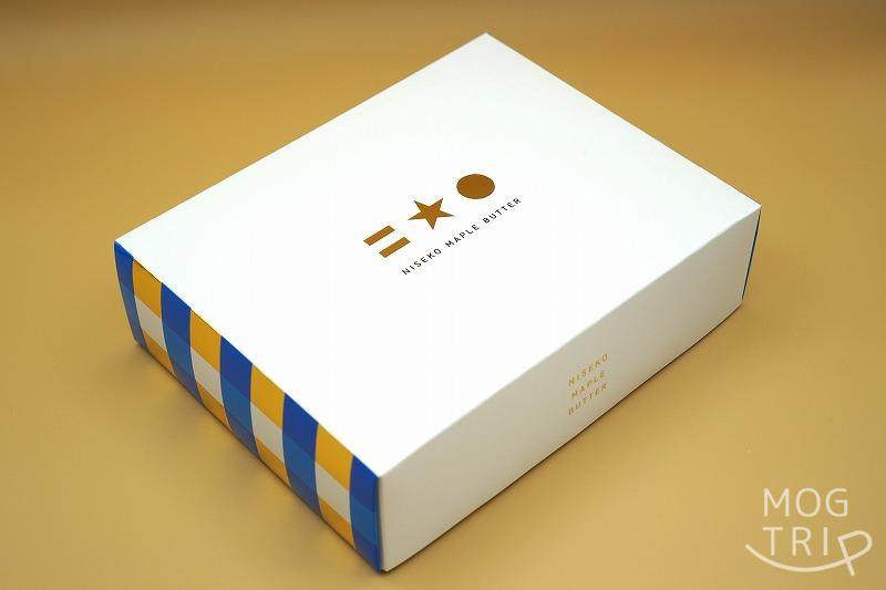 ニセコメイプルバターの外箱