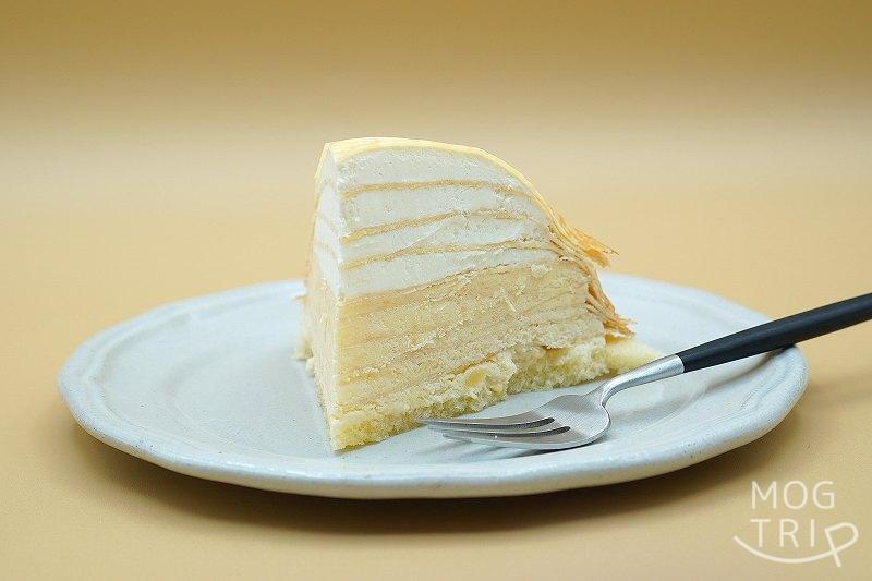 牧家のミルクレープのワンカット