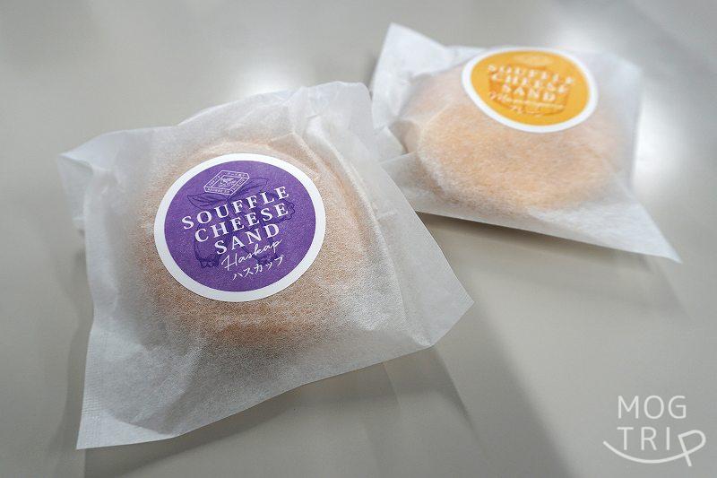 フェルムラテール美瑛の「スフレチーズサンド」