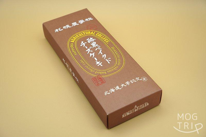 酪農ベイクドチーズケーキの外箱