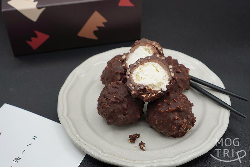 スノーボールごろりの断面