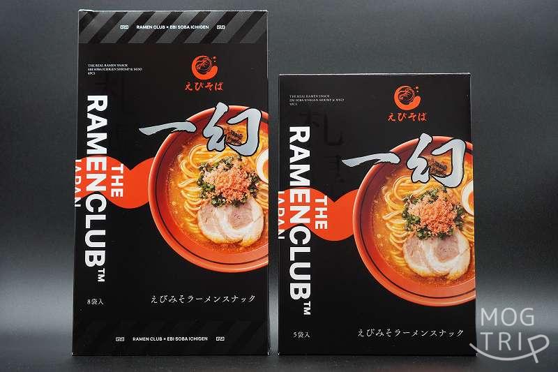えびみそラーメンスナックの外箱